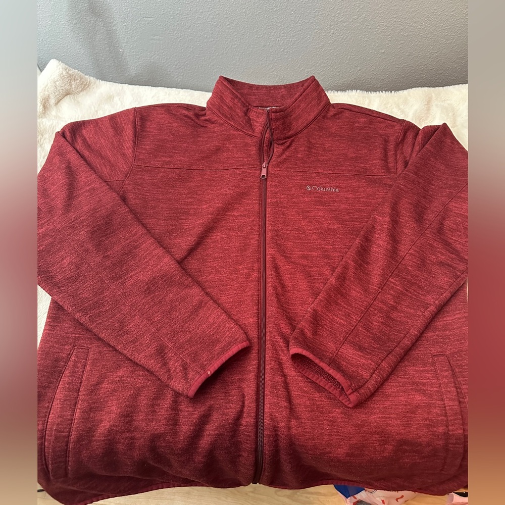 Men’s Columbia birch woods II full zip fleece jacket